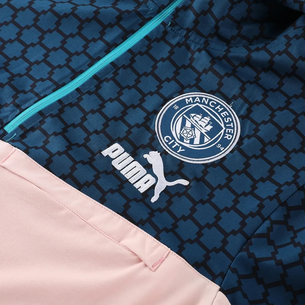 23-24 Manchester City Hooded Windbreaker Suit