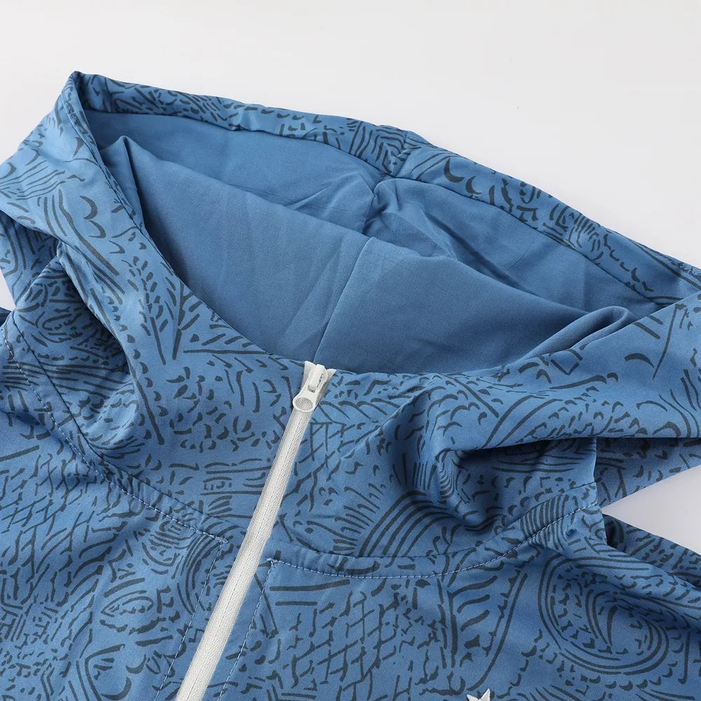 23-24 Olympique Marseille Hooded Windbreaker Suit
