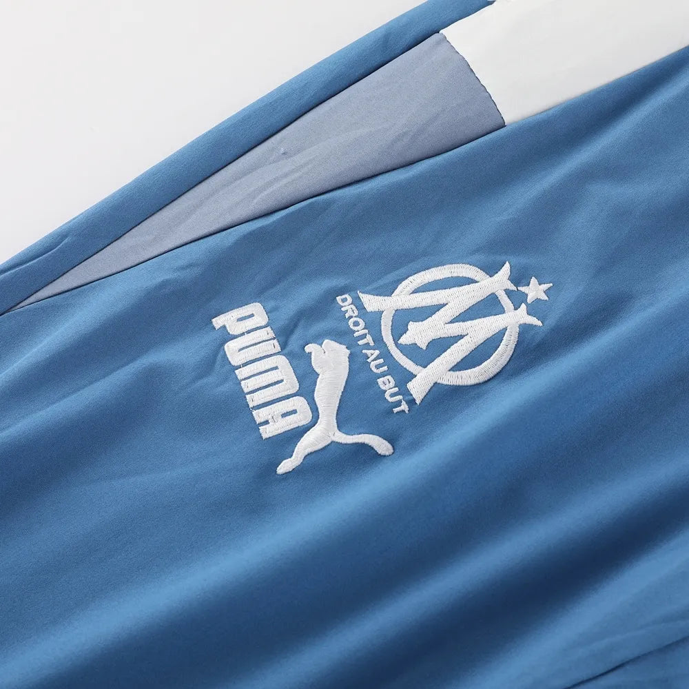 23-24 Olympique Marseille Hooded Windbreaker Suit