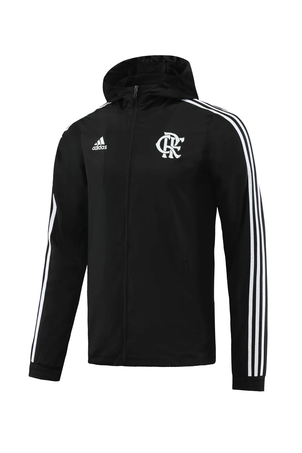 23-24 Flamengo Black Hooded Windbreaker S-XXL