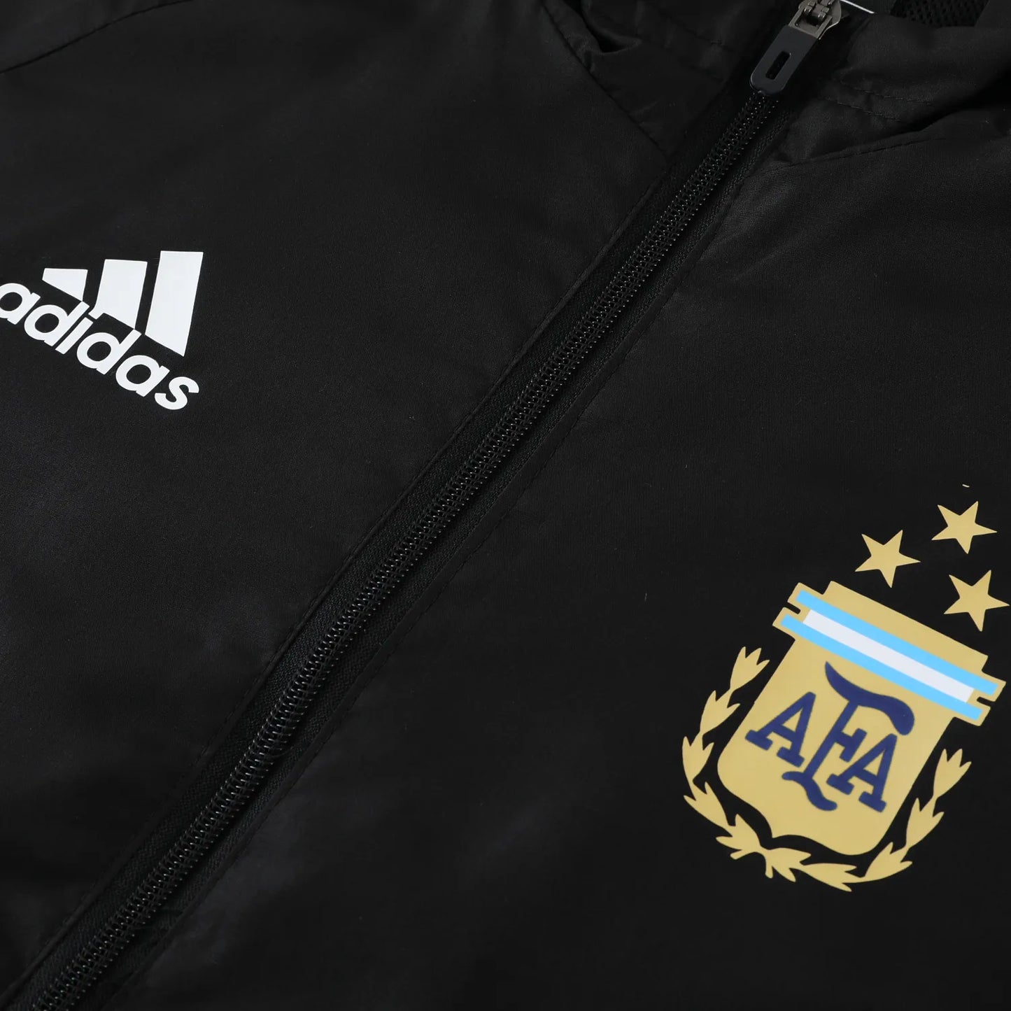 23-24 Argentina Black Windbreaker S-XXL