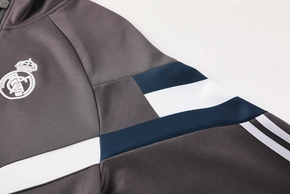 24-25 Real Madrid Grey Jacket Tracksuit