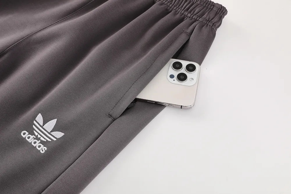 24-25 Real Madrid Grey Jacket Tracksuit