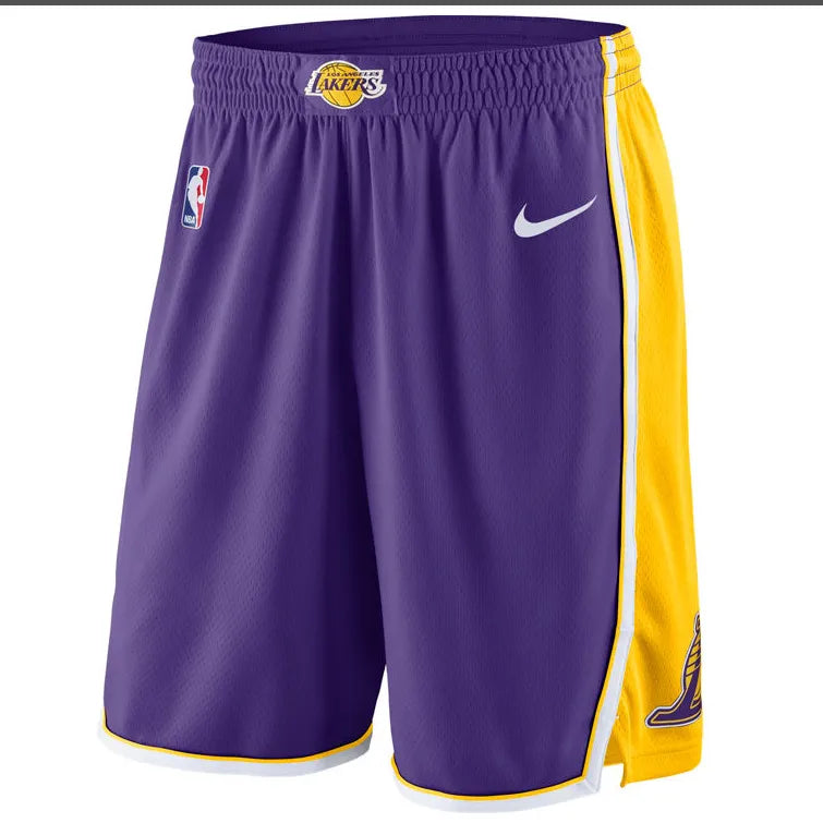 Lakers Violet V-Neck Hot Pressed Jersey
