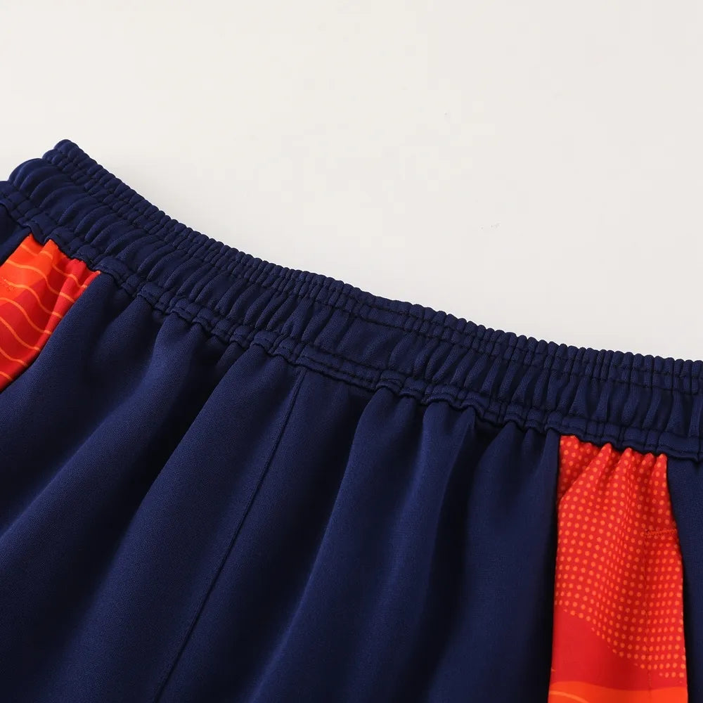 2024 Spain Blue Jacket Tracksuit