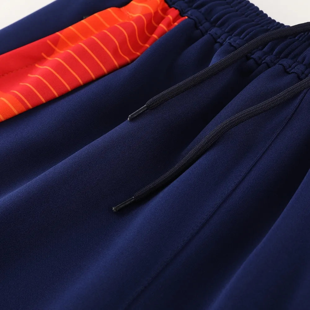 2024 Spain Blue Jacket Tracksuit