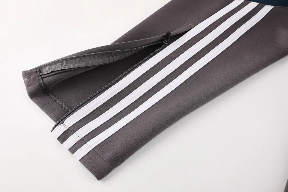 24-25 Real Madrid Grey Jacket Tracksuit
