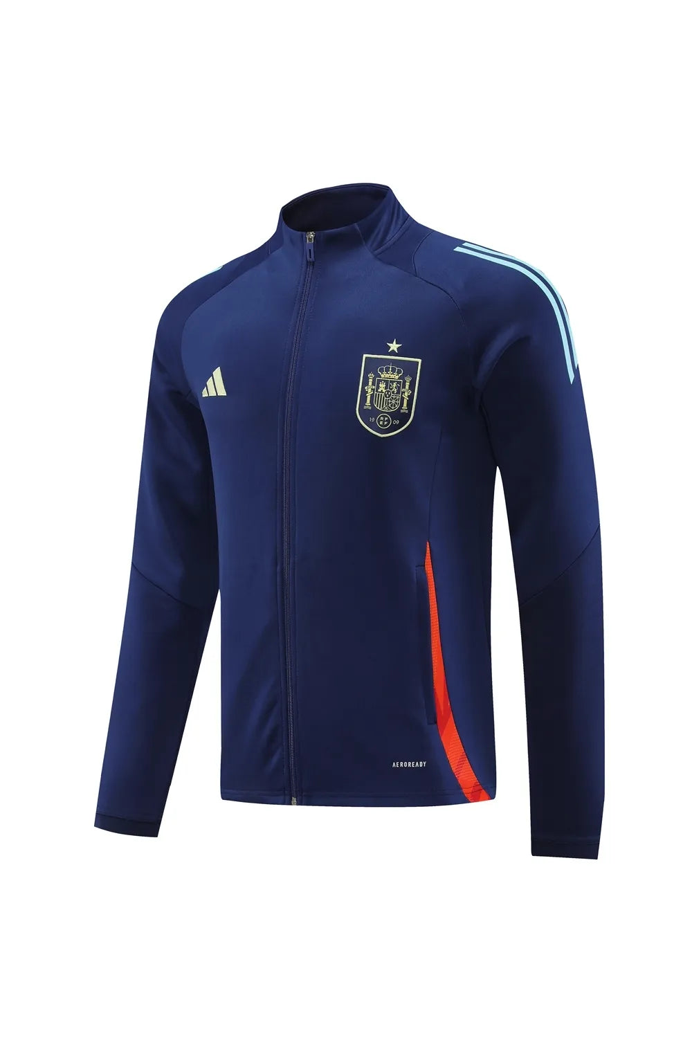 2024 Spain Blue Jacket Tracksuit