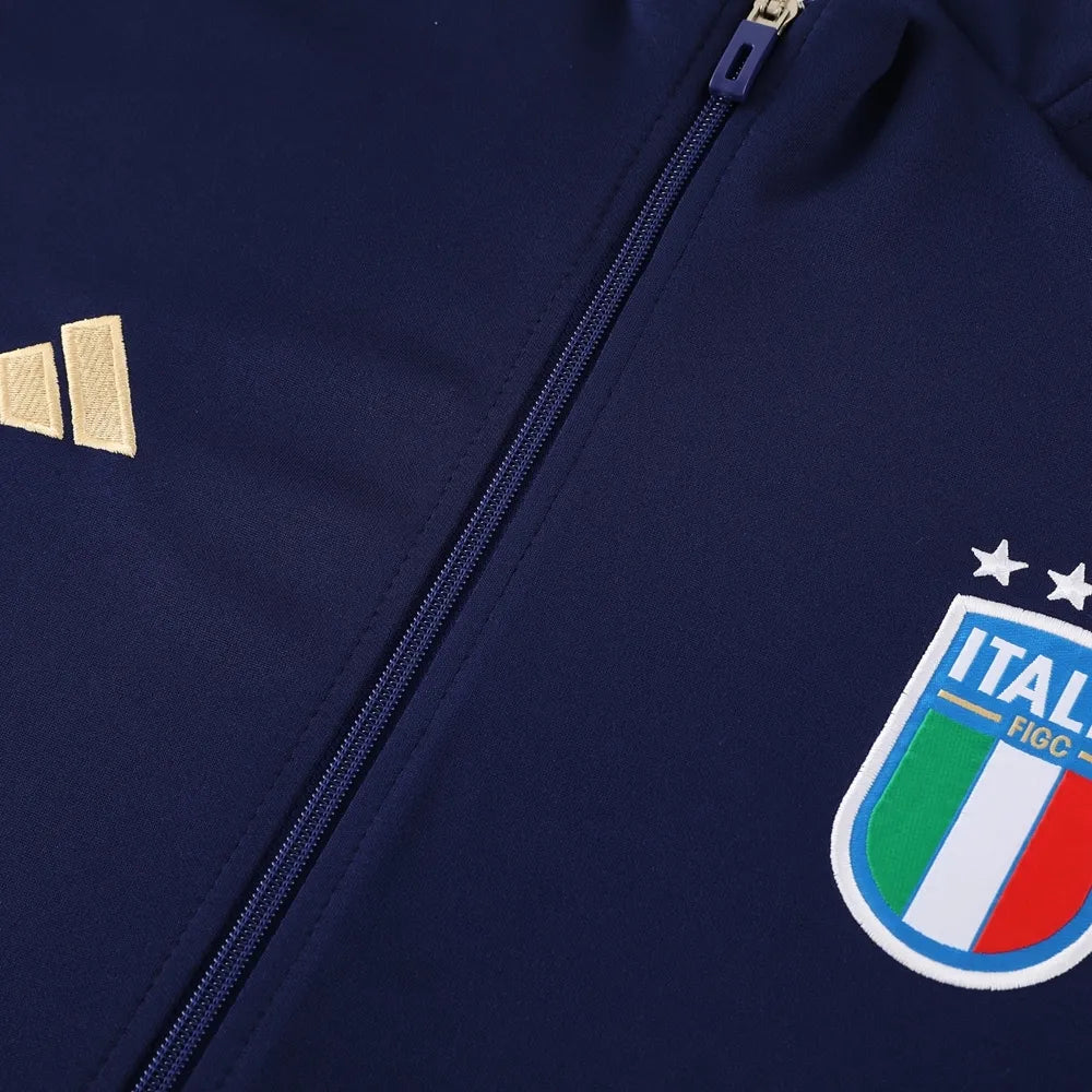 2024 Italy Blue Jacket Tracksuit