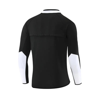 02-03 Manchester United Black Retro Training Suit - Top Only