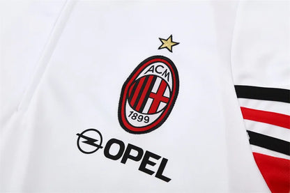 03-04 AC Milan White Retro Training Suit - Top Only