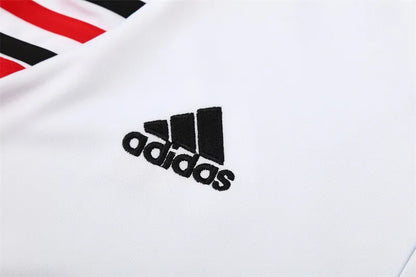 03-04 AC Milan White Retro Training Suit - Top Only