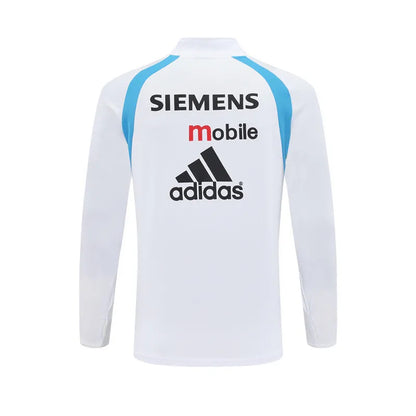 03-04 Real Madrid Retro Training Suit - Top Only