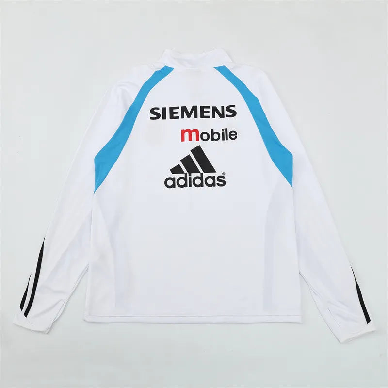 03-04 Real Madrid Retro Training Suit - Top Only