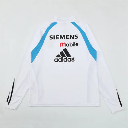 03-04 Real Madrid Retro Training Suit - Top Only