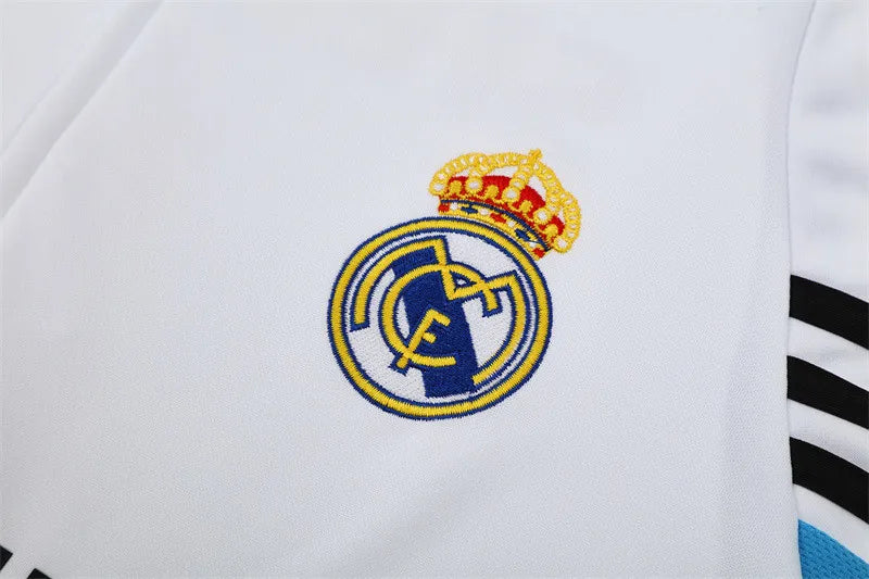 03-04 Real Madrid Retro Training Suit - Top Only