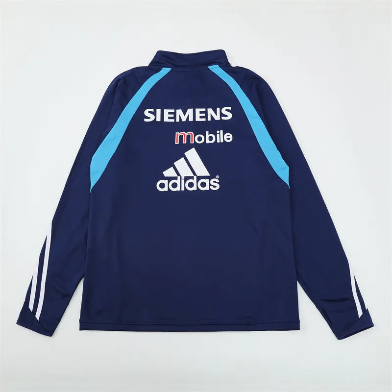 03-04 Real Madrid Retro Training Suit - Top Only