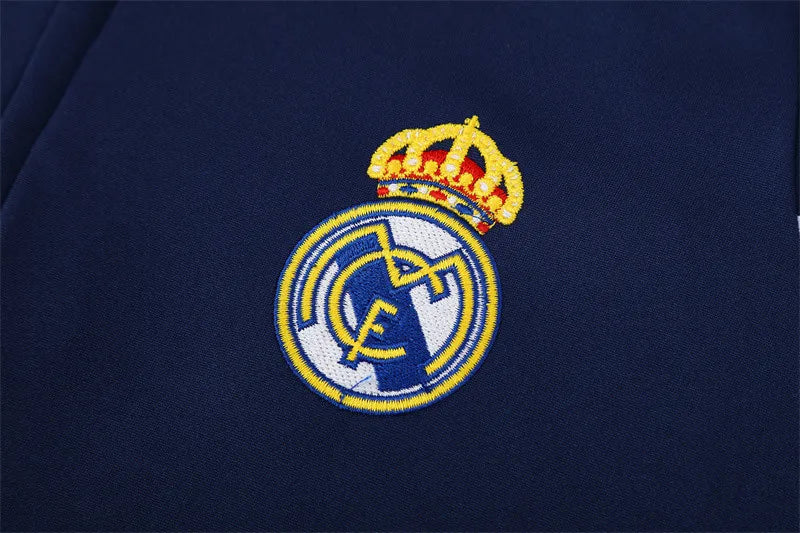 03-04 Real Madrid Retro Training Suit - Top Only