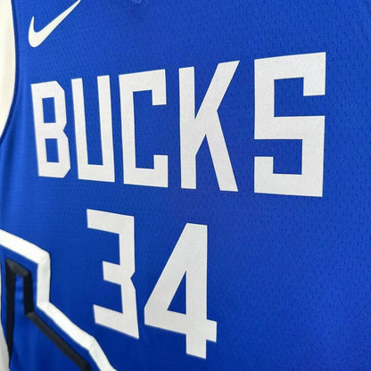 ANTETOKOUNMPO#34 Milwaukee Bucks 2025 NBA Kit