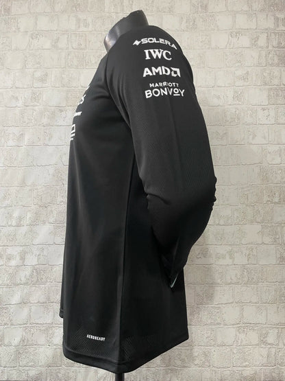 F1 Mercedes 2025 Black Long Sleeve