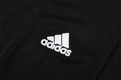 04-05 Real Madrid Black Retro Training Suit - Top Only