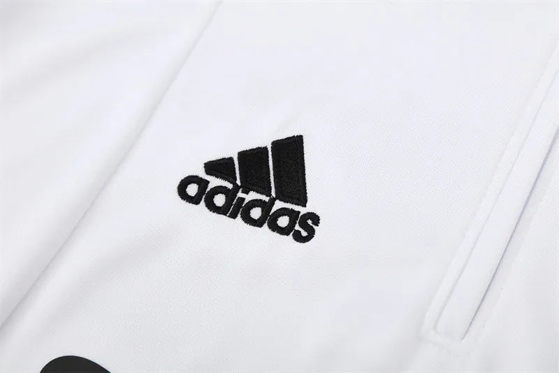 04-05 Real Madrid White Retro Training Suit - Top Only