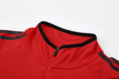 05-06 AC Milan Red Retro Training Suit - Top Only