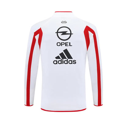 05-06 AC Milan White Retro Training Suit - Top Only