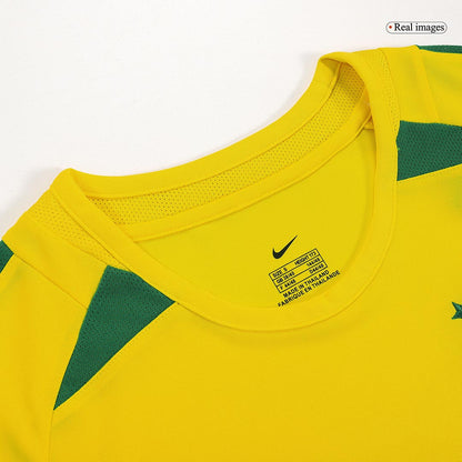 Brazil RONALDINHO #11 Home Jersey Retro 2002/03