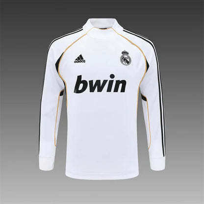 11-12 Real Madrid Retro Training Suit - Top Only