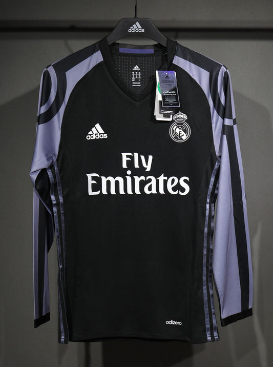 16-17 Real Madrid Third Kit Long Sleeve Retro