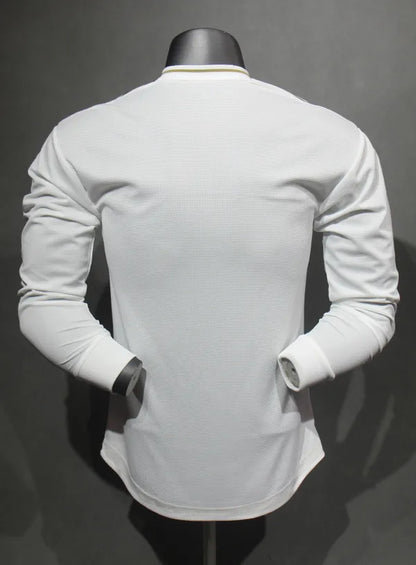 Real Madrid Home Long Sleeve Kit Retro 19-20