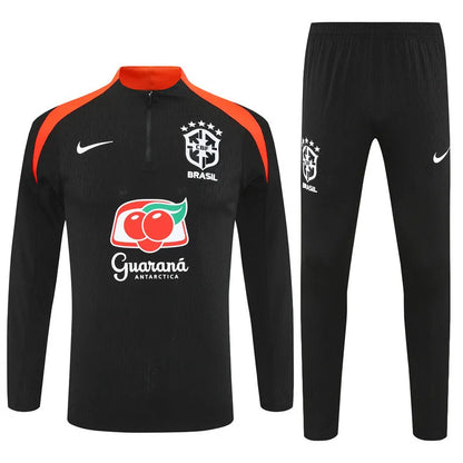 2025 Brazil Black Training Suit