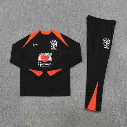 2025 Brazil Black Training Suit