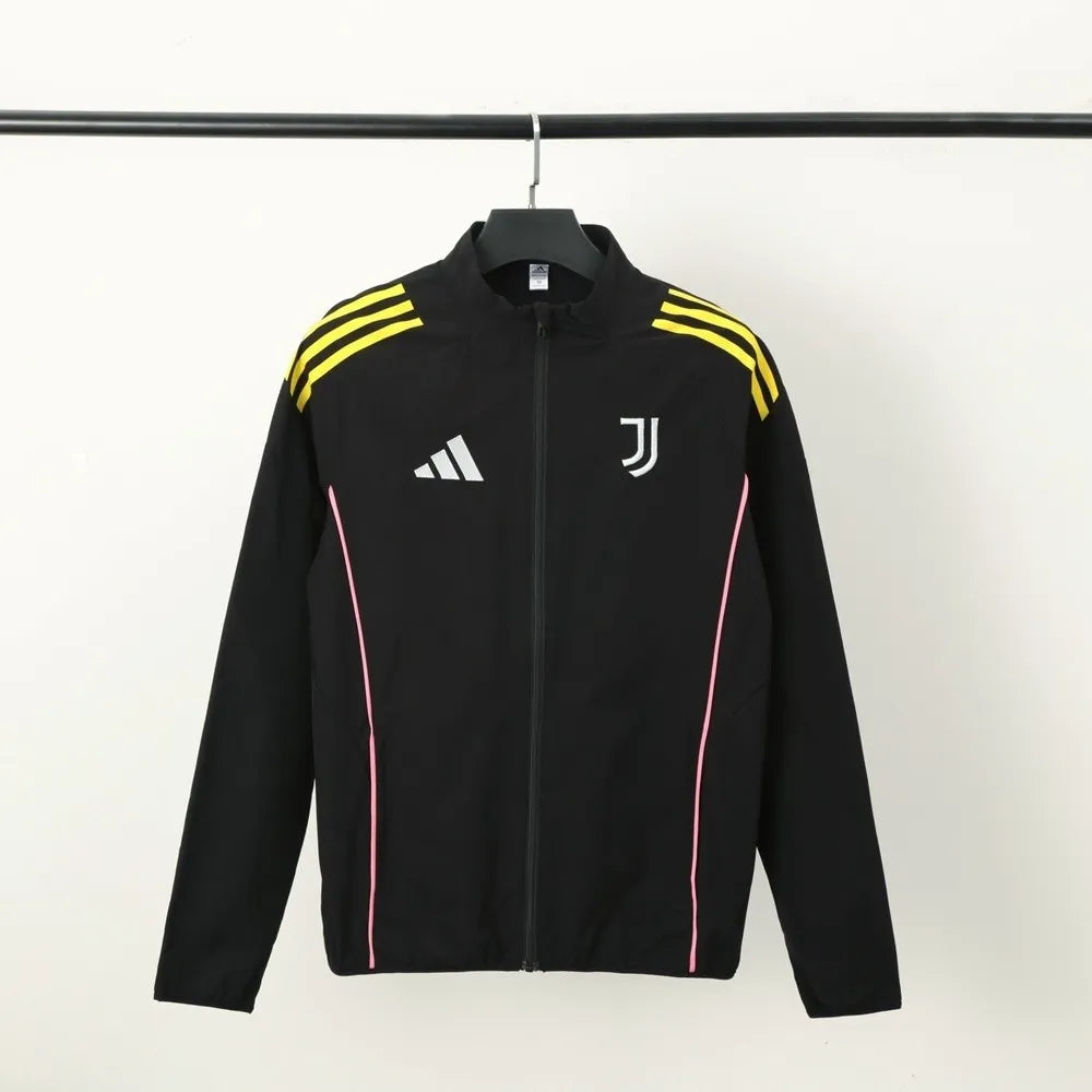2025 Juventus Black Windbreaker