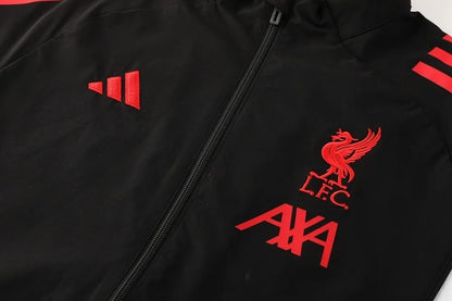2025 Liverpool Black Windbreaker