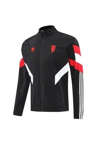 2025 Manchester United Black Windbreaker