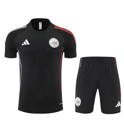 25-26 AX Black Short Sleeve Training Suit