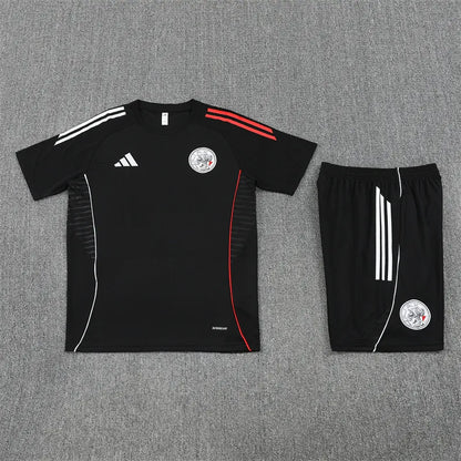 25-26 AX Black Short Sleeve Training Suit