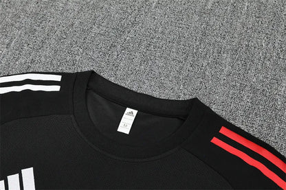 25-26 AX Black Short Sleeve Training Suit