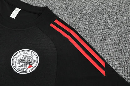 25-26 AX Black Short Sleeve Training Suit