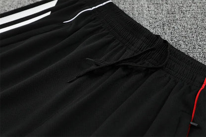 25-26 AX Black Short Sleeve Training Suit