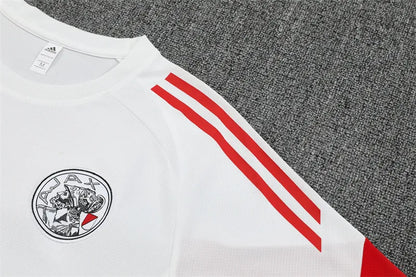 25-26 AX White Short Sleeve Training Suit