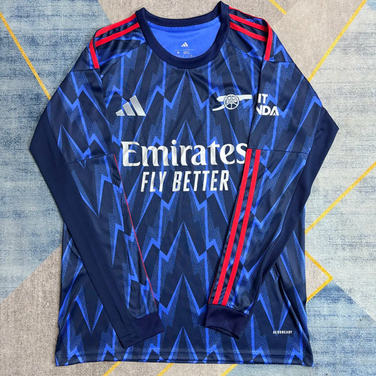 25-26 Arsenal Away Long Sleeve Fans Kit