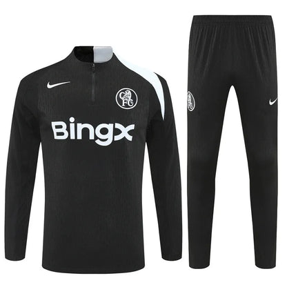 25-26 Chelsea Black Training Suit