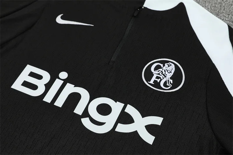 25-26 Chelsea Black Training Suit