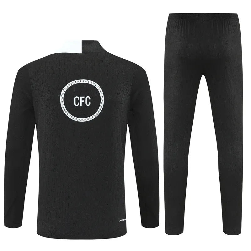 25-26 Chelsea Black Training Suit