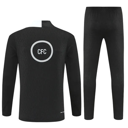 25-26 Chelsea Black Training Suit