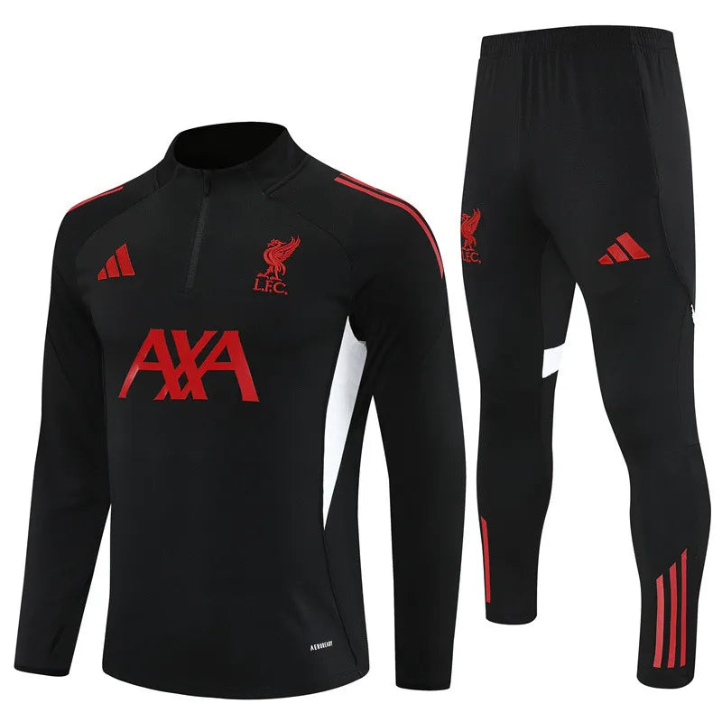 25-26 Liverpool Black Training Suit
