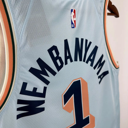 WEMBANYAMA#1 Spurs 2025 NBA Kit